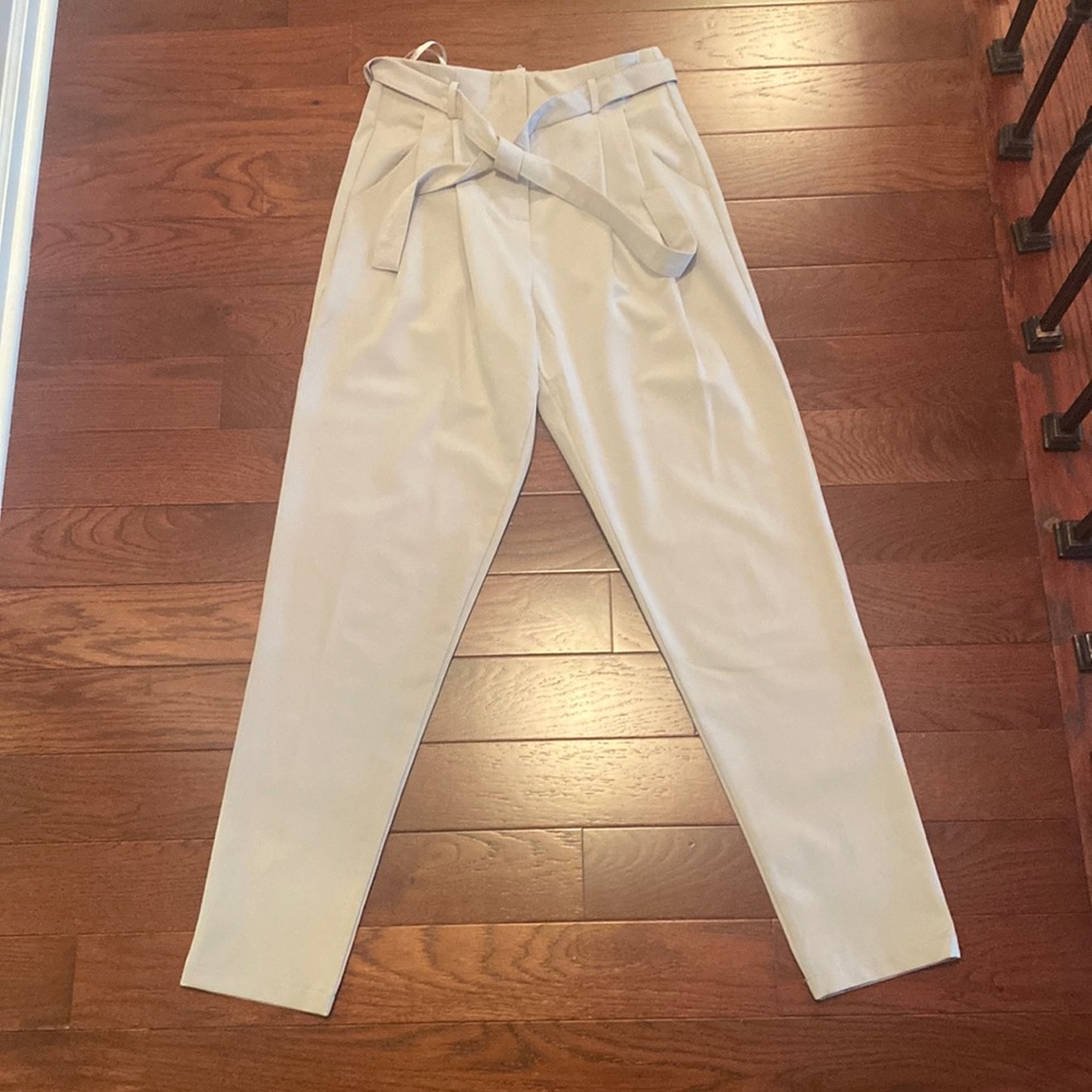 Showpo size 4 (uk 8) gray/purple trouser